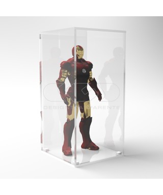 Acrylic display box 45x40 transparent for hobby model building Lego.