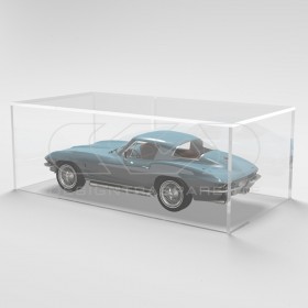 Acrylic display box 50x30 transparent for hobby model building Lego
