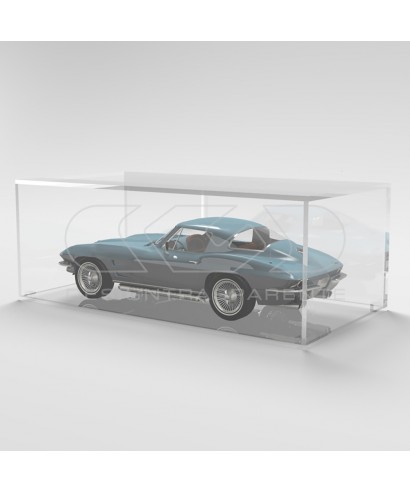 Acrylic display box 55x10 transparent for hobby model building Lego.