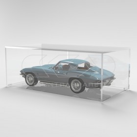 Acrylic display box 55x10 transparent for hobby model building Lego.