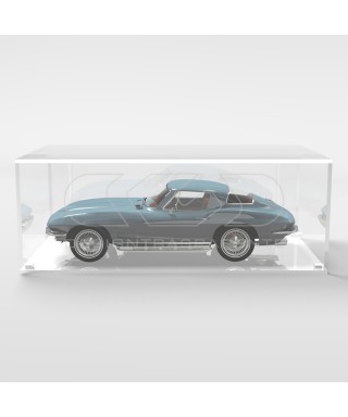 Acrylic display box 60x30 transparent for hobby model building Lego.