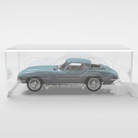 Acrylic display box 65x20 transparent for hobby model building Lego.