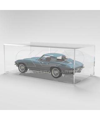 Acrylic display box 65x20 transparent for hobby model building Lego.