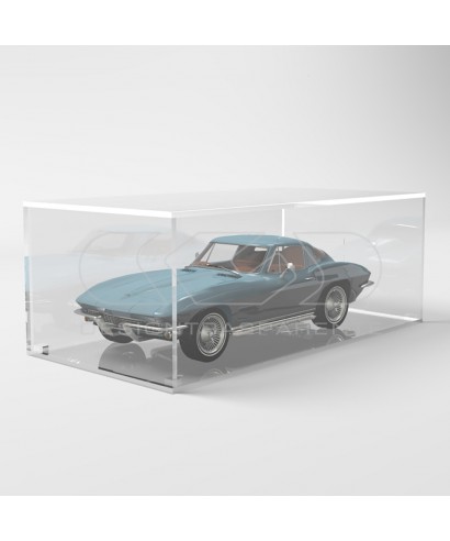 Acrylic display box 65x20 transparent for hobby model building Lego.
