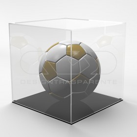 Teca 75x35 H variabile plexiglass trasparente per Modellismo e Lego.