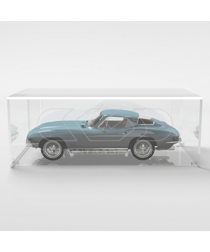 Acrylic display box 75x15 transparent for hobby model building Lego.