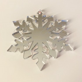 Fiocco di neve Decorazione Natalizia addobbi di Natale in plexiglass.