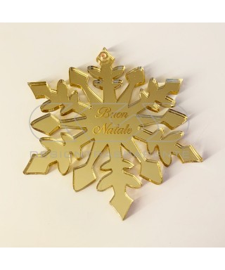 Copo de nieve Decoración de Navidad Adornos navideños de metacrilato.
