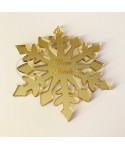Fiocco di neve Decorazione Natalizia addobbi di Natale in plexiglass.