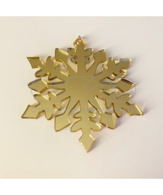 Copo de nieve Decoración de Navidad Adornos navideños de metacrilato.