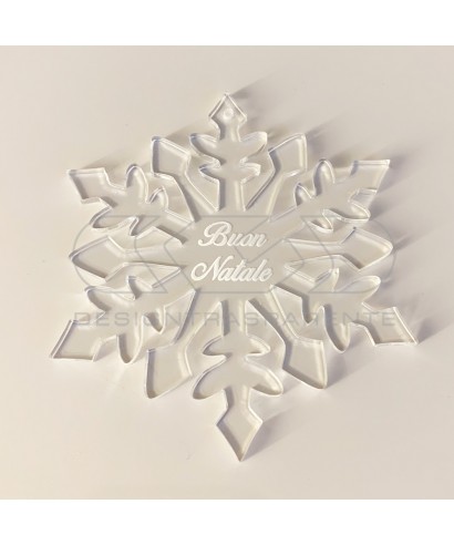 Copo de nieve Decoración de Navidad Adornos navideños de metacrilato.