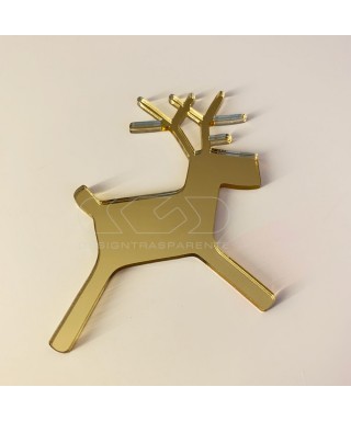 Reno Decoración de Navidad Adornos navideños de metacrilato.