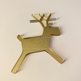 Reno Decoración de Navidad Adornos navideños de metacrilato.
