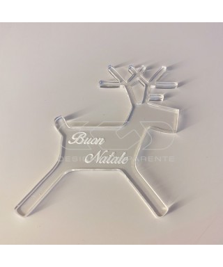 Reno Decoración de Navidad Adornos navideños de metacrilato.
