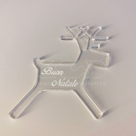 Reno Decoración de Navidad Adornos navideños de metacrilato.