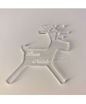 Reno Decoración de Navidad Adornos navideños de metacrilato.