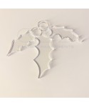 Holly Christmas Decoration acrylic Christmas ornaments.