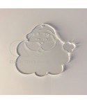 Santa Claus Christmas Decoration acrylic Christmas ornaments.