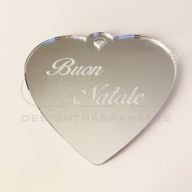 Heart Christmas Decoration acrylic Christmas ornaments.