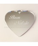 Heart Christmas Decoration acrylic Christmas ornaments.
