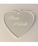 Heart Christmas Decoration acrylic Christmas ornaments.