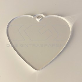 Heart Christmas Decoration acrylic Christmas ornaments.