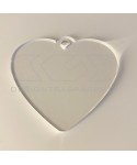 Cuore Decorazione Natalizia addobbi di Natale in plexiglass.