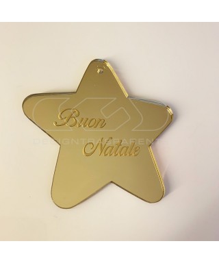 Estrella Decoración de Navidad Adornos navideños de metacrilato.