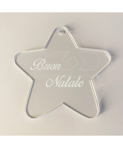 Christmas Star Decoration acrylic Christmas ornaments.