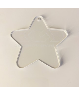 Estrella Decoración de Navidad Adornos navideños de metacrilato.