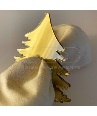 Árbol de Navidad servilletero de metacrilato Marcador de posición.