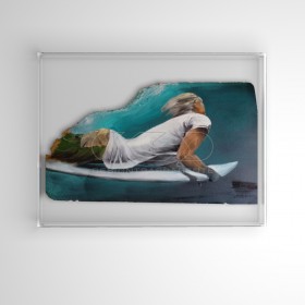 OFFERTA Tele e quadri cm25x25 box di protezione cornice in plexiglass.