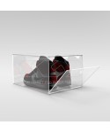 Shoe box cm 30 transparent acrylic protective case.