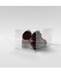 Shoe box cm 40 transparent acrylic protective case.