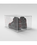 Caja de zapatos de 40 cm vitrina de metacrilato transparente.