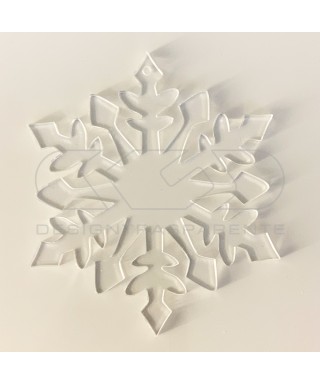 Fiocco di neve Decorazione Natalizia addobbi di Natale in plexiglass.