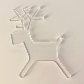 Reno Decoración de Navidad Adornos navideños de metacrilato.