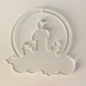 Christmas Candle Decoration acrylic Christmas ornaments.