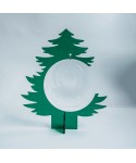 Albero di Natale in plexiglass verde Addobbi natalizi su misura.