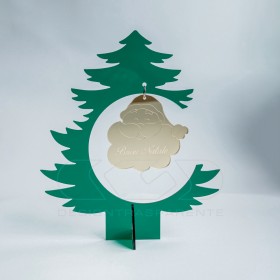 Árbol de Navidad de metacrilato verde Adornos navideños a medida.