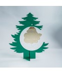 Albero di Natale in plexiglass verde Addobbi natalizi su misura.