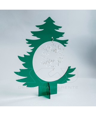 Green acrylic Christmas Tree custom Christmas decorations.
