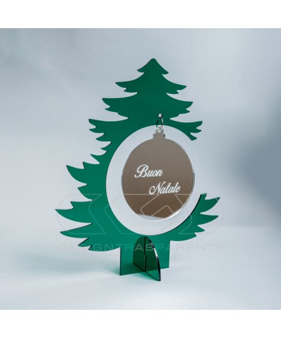 Green acrylic Christmas Tree custom Christmas decorations.