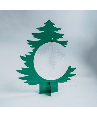 Green acrylic Christmas Tree custom Christmas decorations.