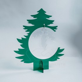 Green acrylic Christmas Tree custom Christmas decorations.