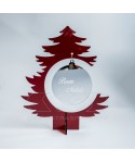 Red acrylic Christmas Tree custom Christmas decorations.