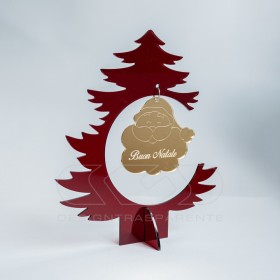 Red acrylic Christmas Tree custom Christmas decorations.