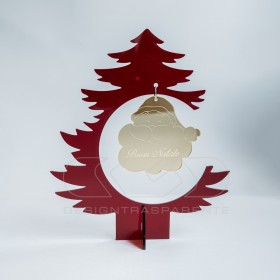 Red acrylic Christmas Tree custom Christmas decorations.