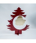 Red acrylic Christmas Tree custom Christmas decorations.