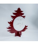 Red acrylic Christmas Tree custom Christmas decorations.